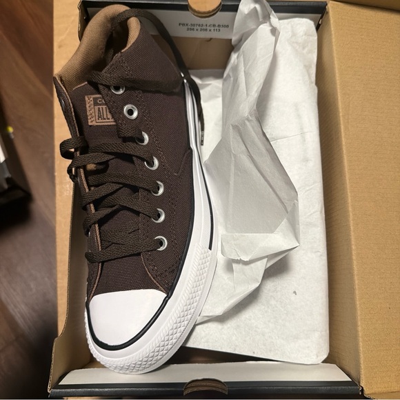Converse CTAS Malden Fresh Brew Brown Mid Top Sneakers Men Sz 8. Women SZ 10 - Picture 2 of 5